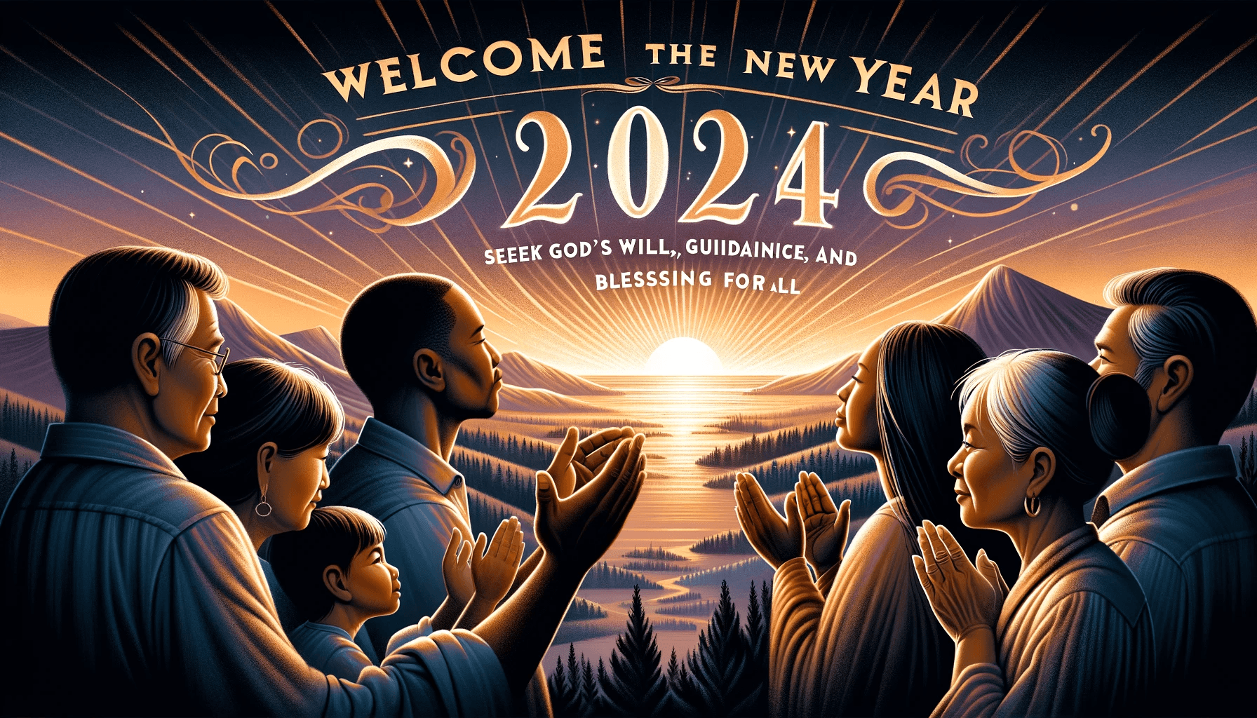 Welcome the New Year: A Prayer for 2024 to Seek God’s Will, Guidance, and Blessings for All 1 Welcome the New Year: A Prayer for 2024 to Seek God’s Will, Guidance, and Blessings for All