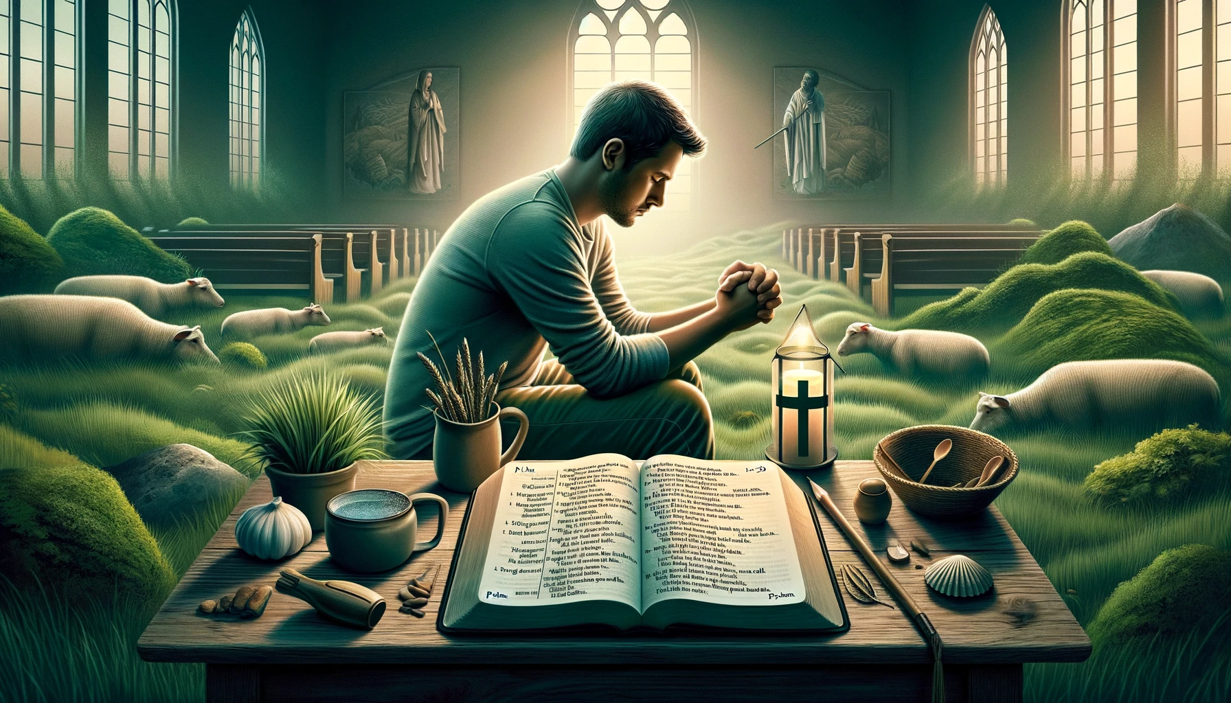 A Prayer Inspired by Psalm 23 for God's Provision, Protection, and Peace 1 A Prayer Inspired by Psalm 23 for God’s Provision, Protection, and Peace