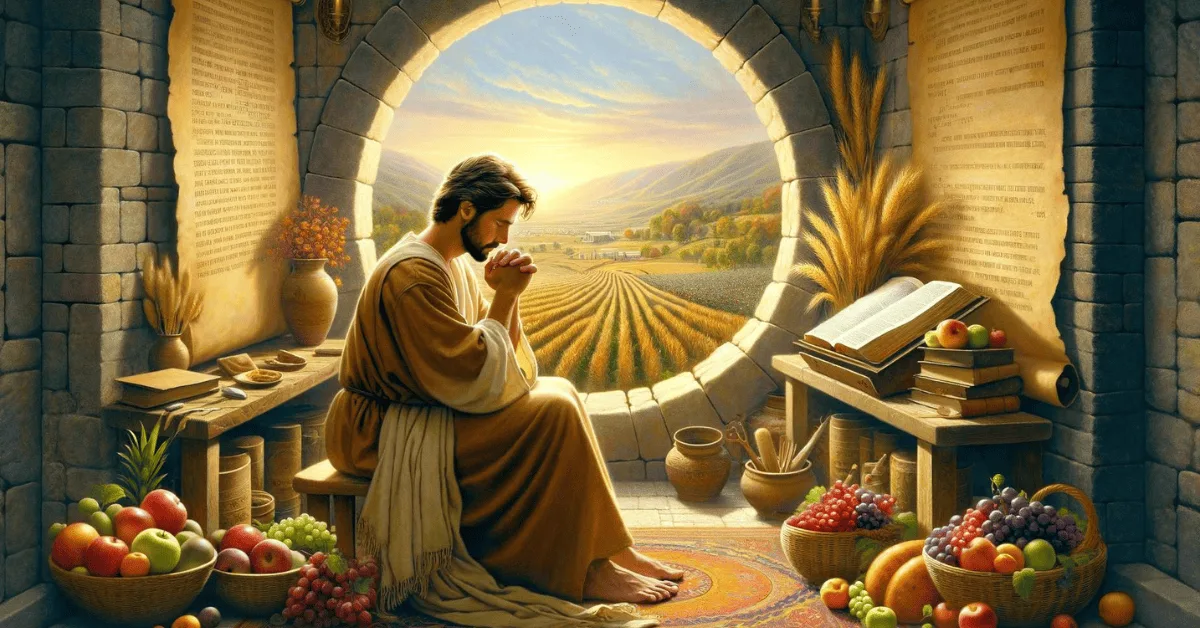 Prayer of Gratitude and Repentance Inspired by Nehemiah 9:25