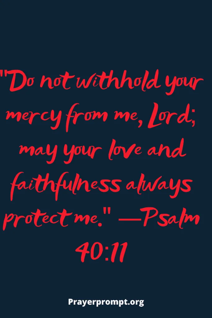 Prayer for Mercy in Legal Matters