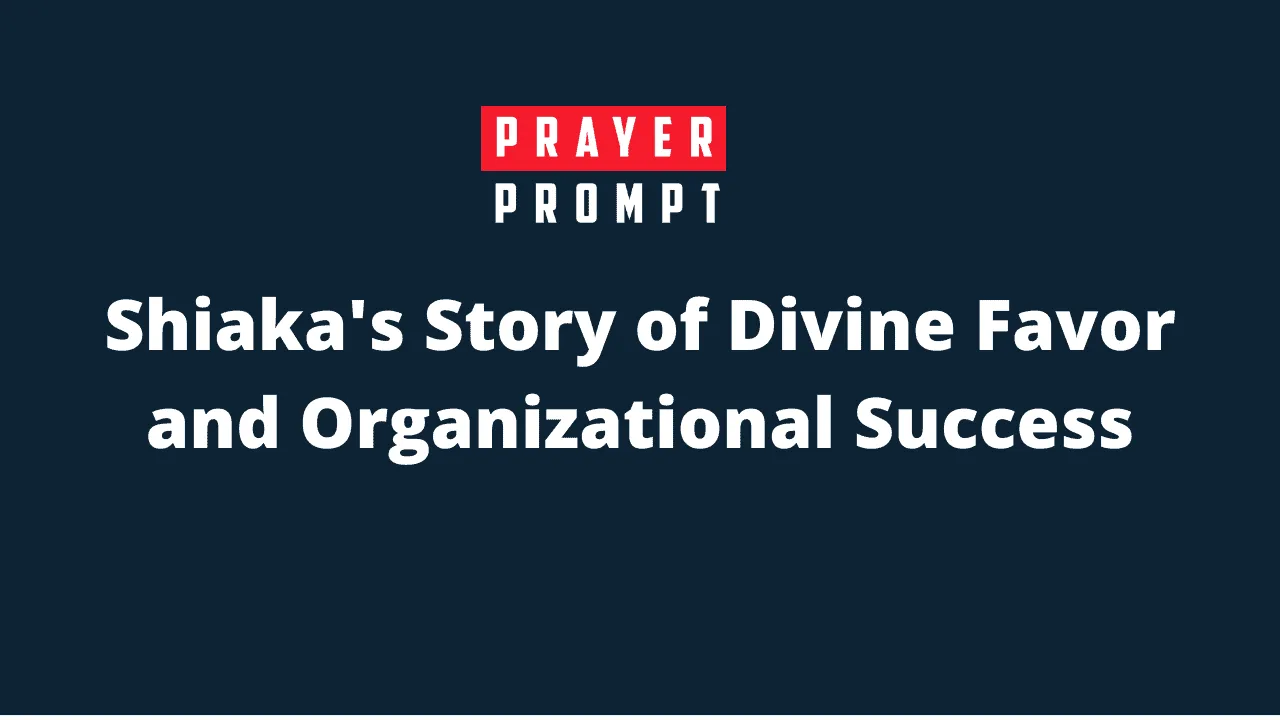 Divine Intervention: Shiaka’s Journey of Faith and Professional Breakthrough
