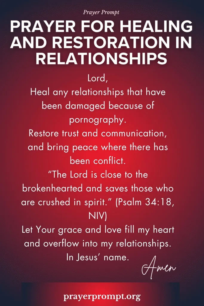 Prayer for Healing and Restoration in Relationships