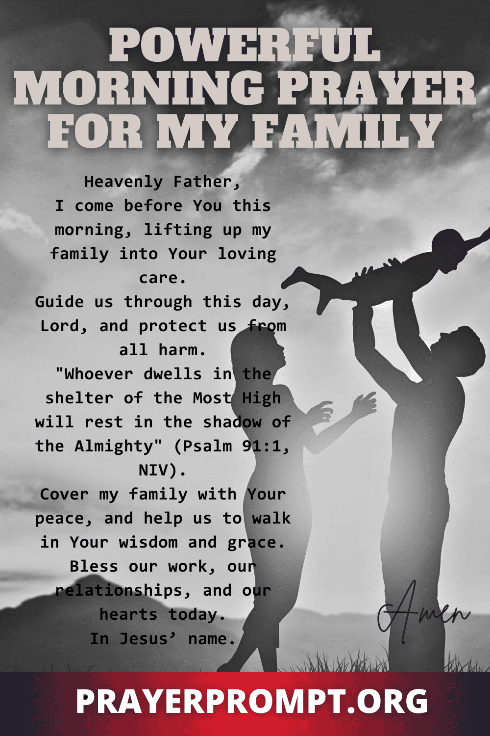 Powerful Morning Prayer for My Family