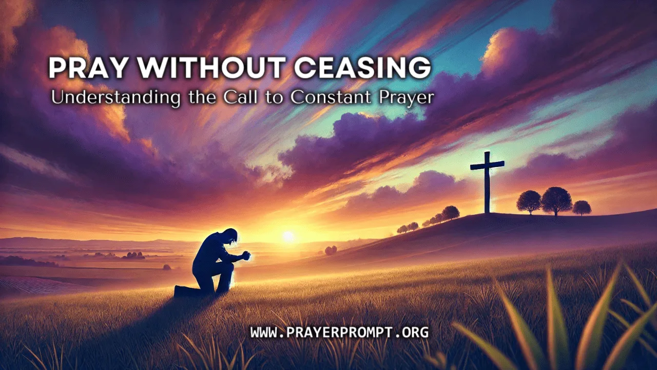 Pray Without Ceasing: Understanding the Call to Constant Prayer