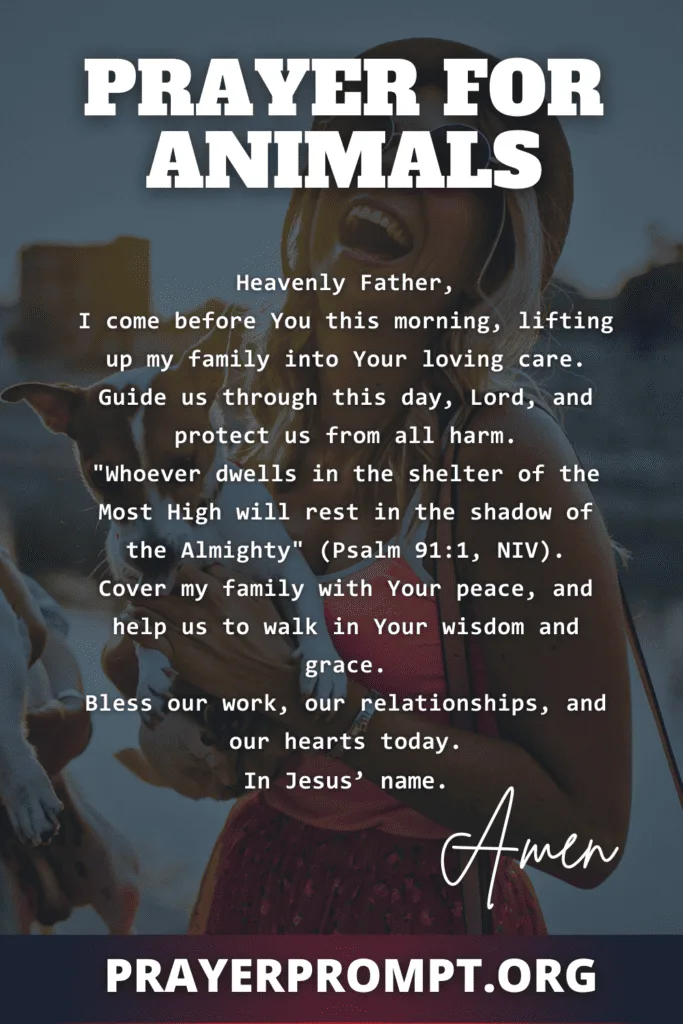 Prayer for Animals