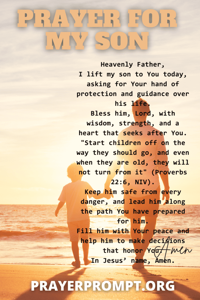 Prayer for My Son