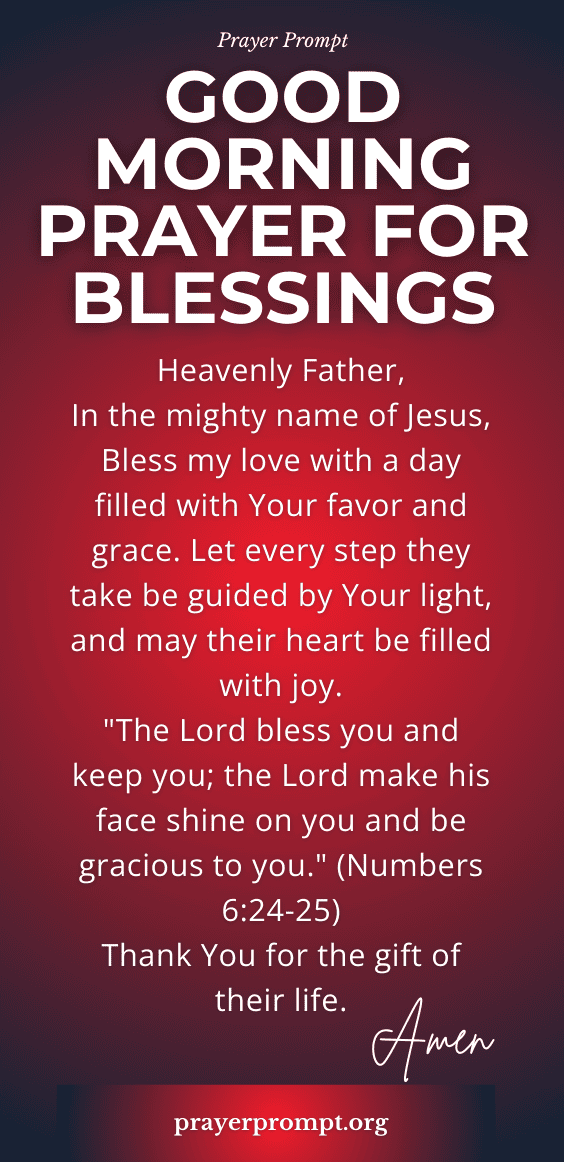 50 Powerful Good Morning Prayers for My Love