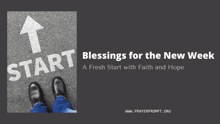 Daily Blessings - Prayer Prompt