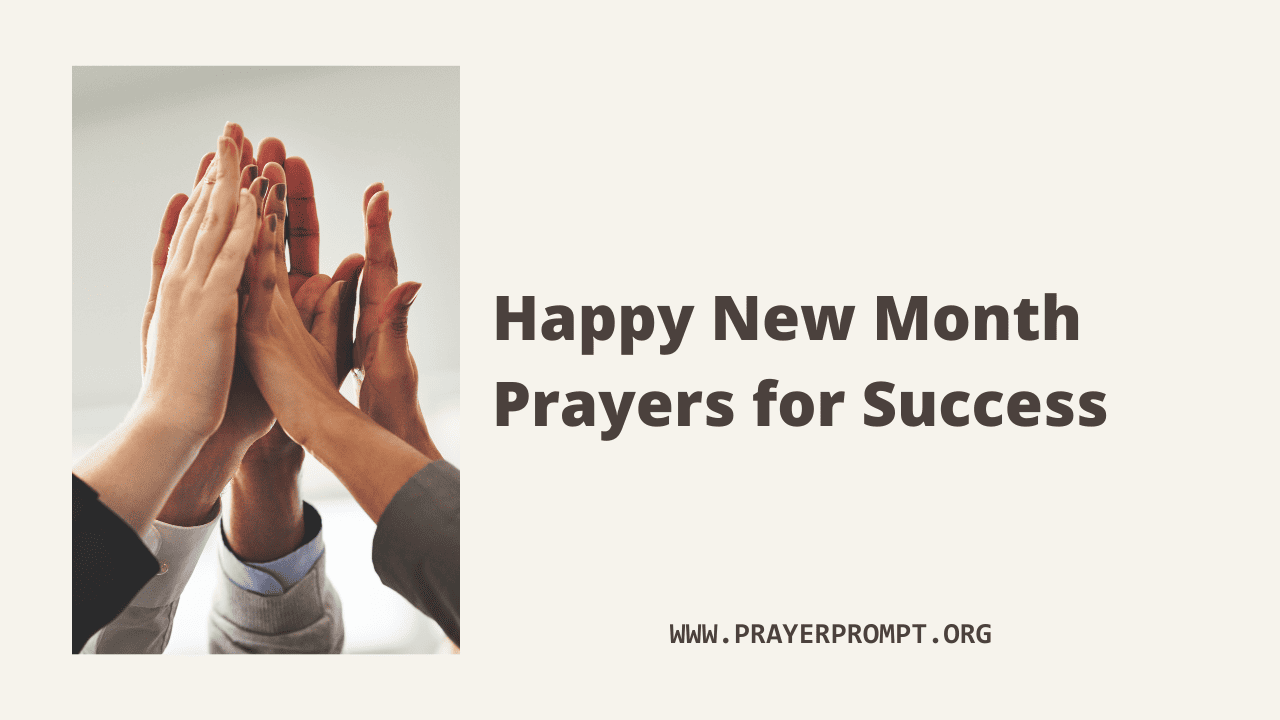 5 Happy New Month Prayers for Success 1 5 Happy New Month Prayers for Success