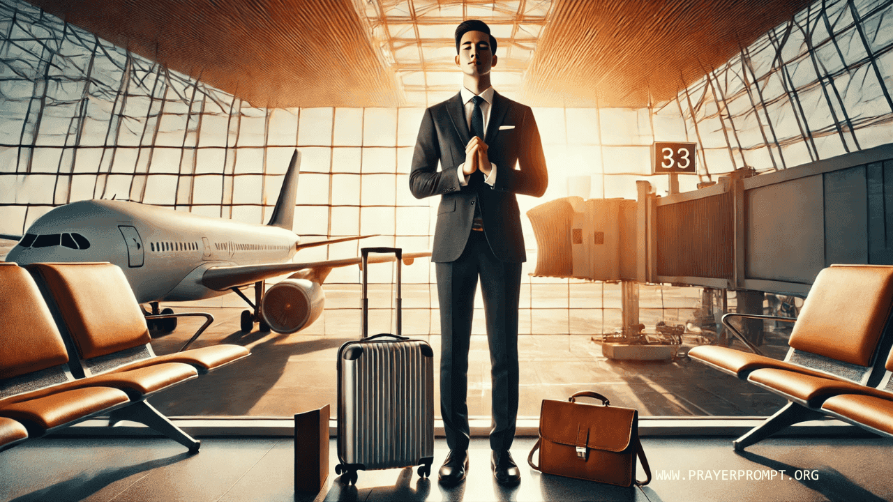 A Safe Travel Prayer for Business Professionals: Peace, Protection, and Productivity 1 A Safe Travel Prayer for Business Professionals: Peace, Protection, and Productivity