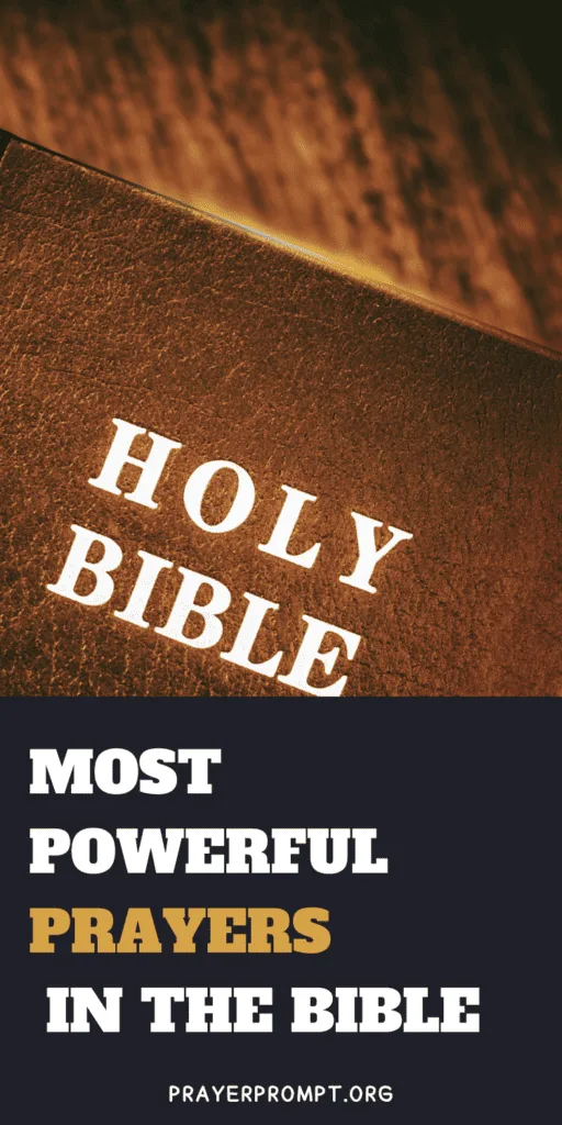 Most Powerful Prayers in the Bible