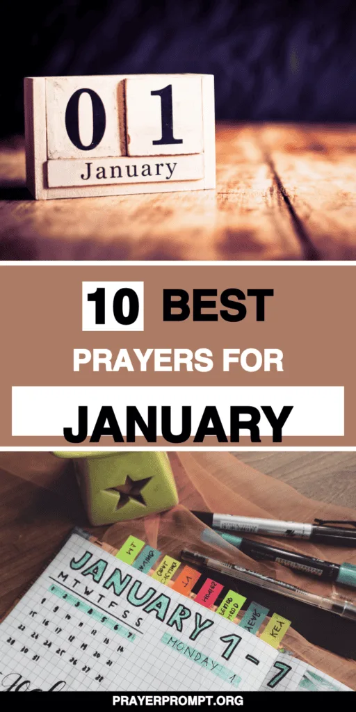 Prayer for January