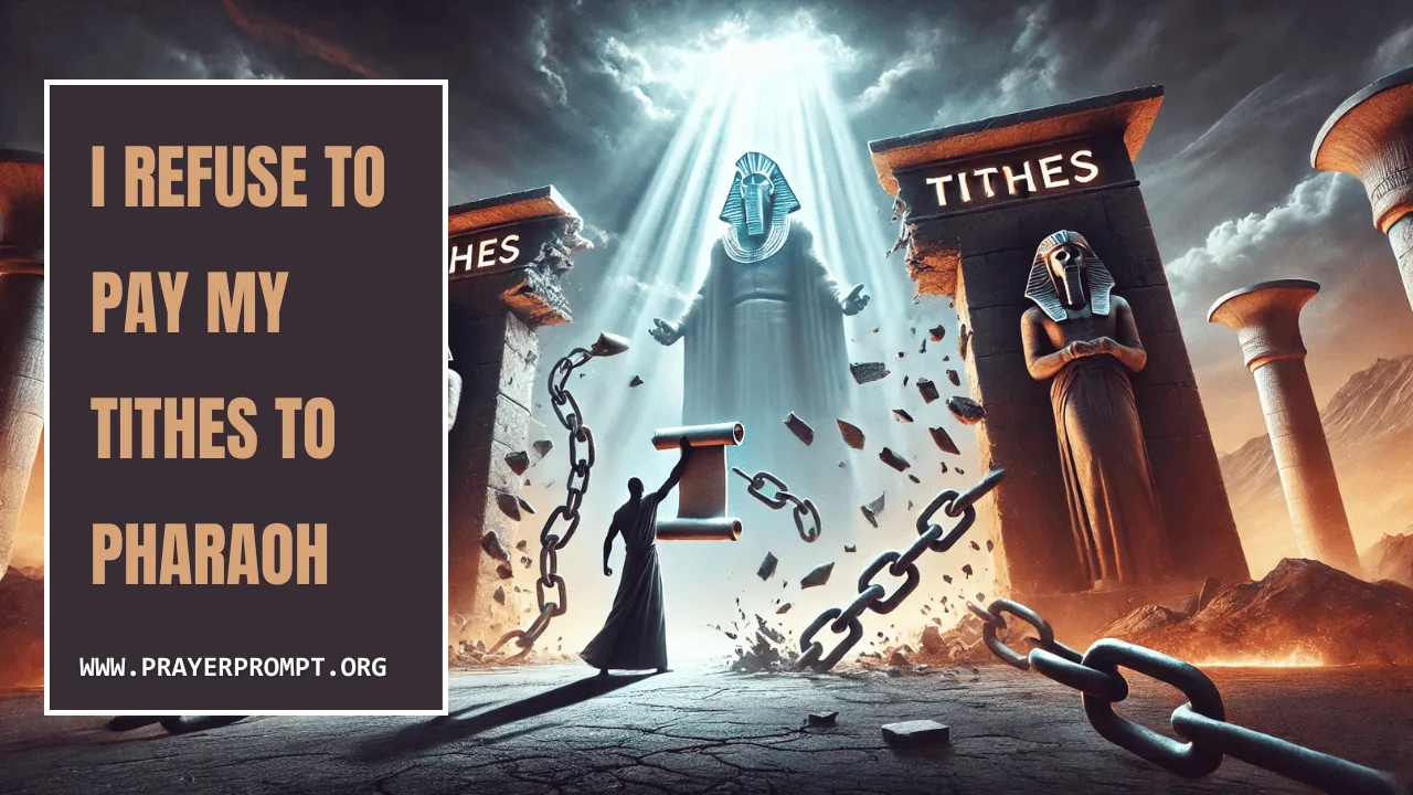 I Refuse to Pay My Tithes to Pharaoh – Breaking Financial Bondage