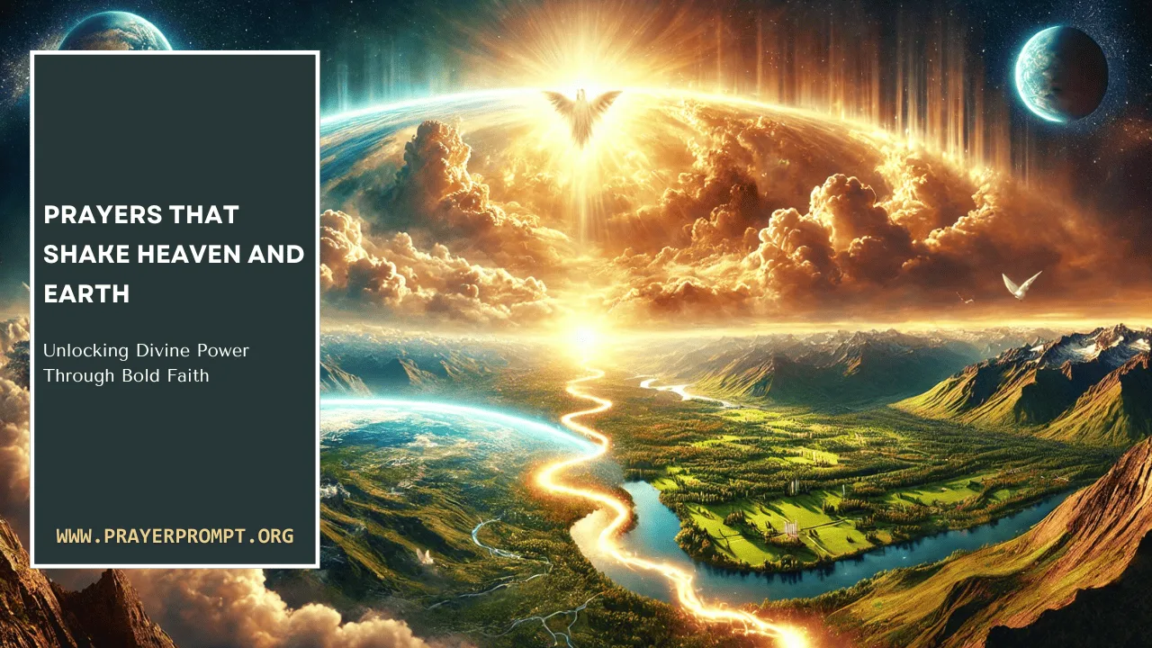 Prayers That Shake Heaven and Earth: Unlocking Divine Power Through Bold Faith