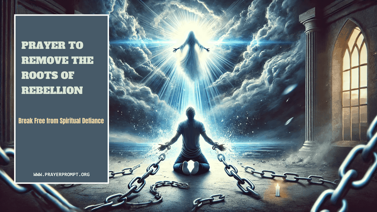 Prayer to Remove the Roots of Rebellion – Break Free from Spiritual Defiance 1 Prayer to Remove the Roots of Rebellion – Break Free from Spiritual Defiance