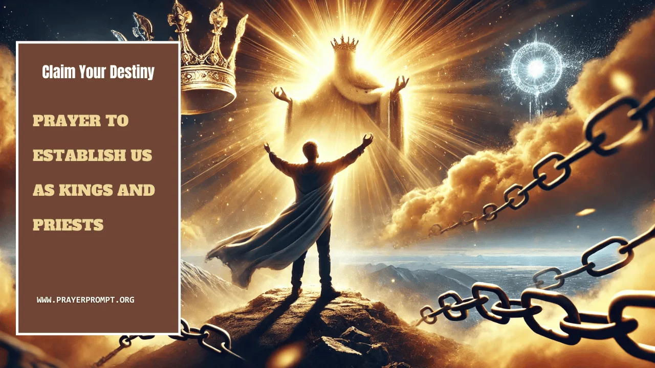 Prayer to Establish Us as Kings and Priests – Claim Your Destiny
