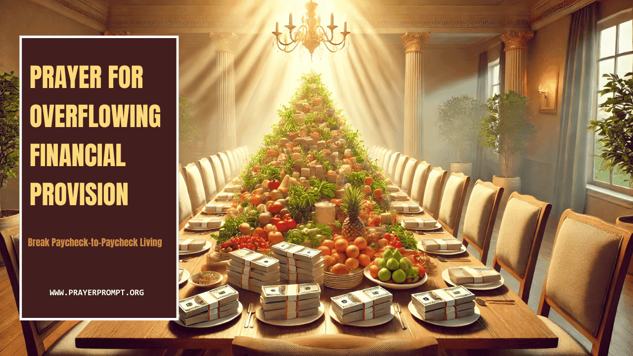Prayer for Overflowing Financial Provision – Break Paycheck-to-Paycheck Living