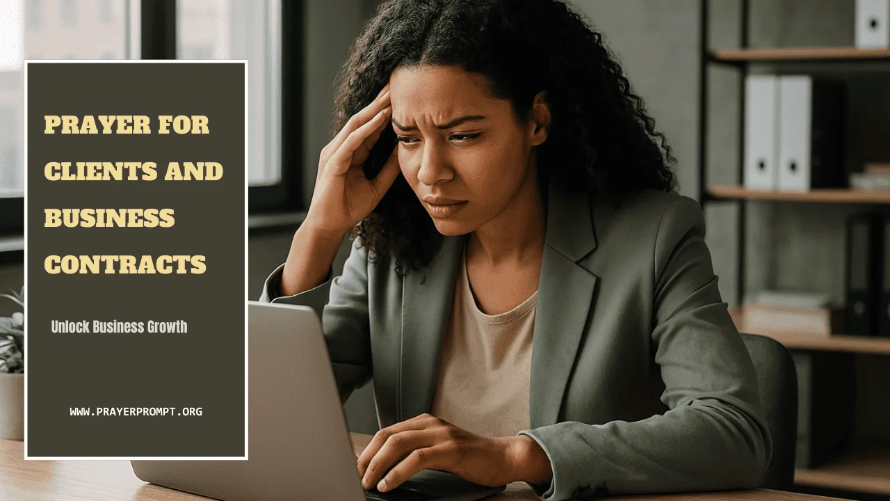 Prayer for Clients and Business Contracts – Unlock Business Growth