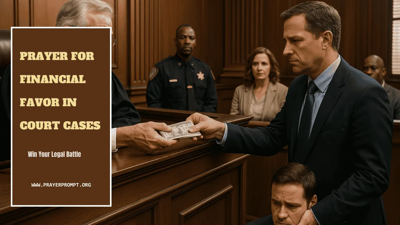 Prayer for Financial Favor in Court Cases – Win Your Legal Battle