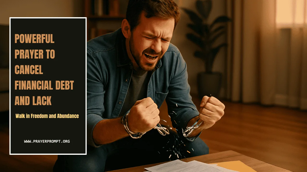 Powerful Prayer to Cancel Financial Debt and Lack – Walk in Freedom and Abundance