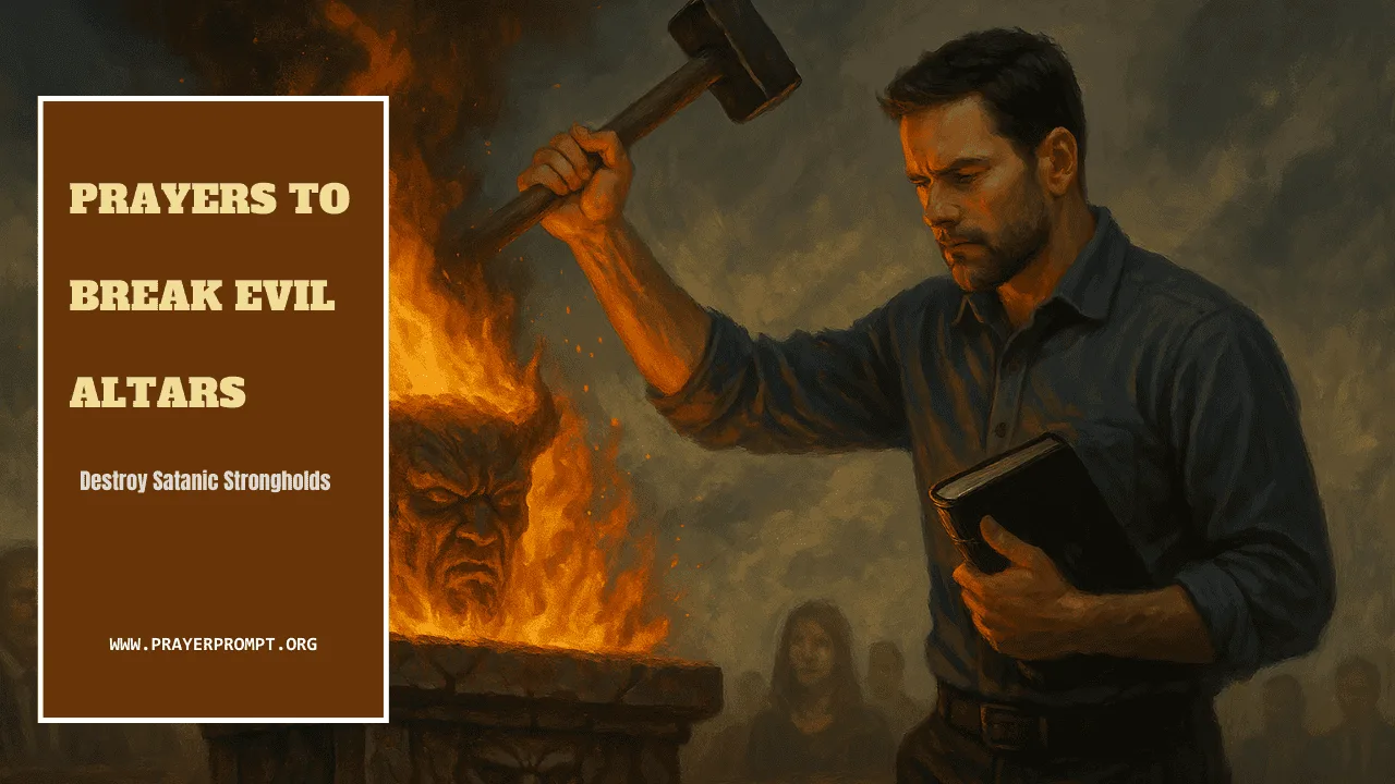 Prayers to Break Evil Altars – Destroy Satanic Strongholds