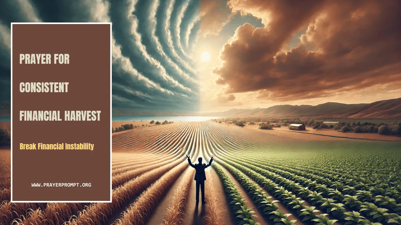Prayer for Consistent Financial Harvest – Break Financial Instability
