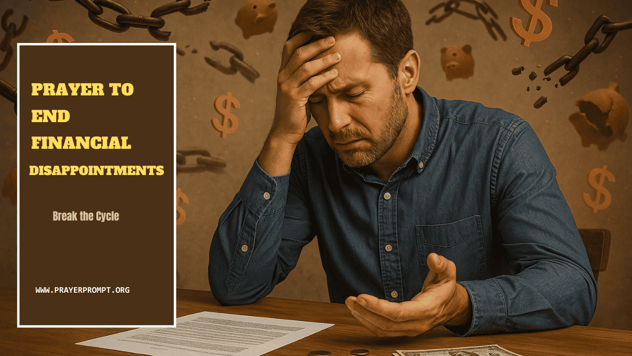 Prayer to End Financial Disappointments – Break the Cycle 1 Prayer to End Financial Disappointments – Break the Cycle