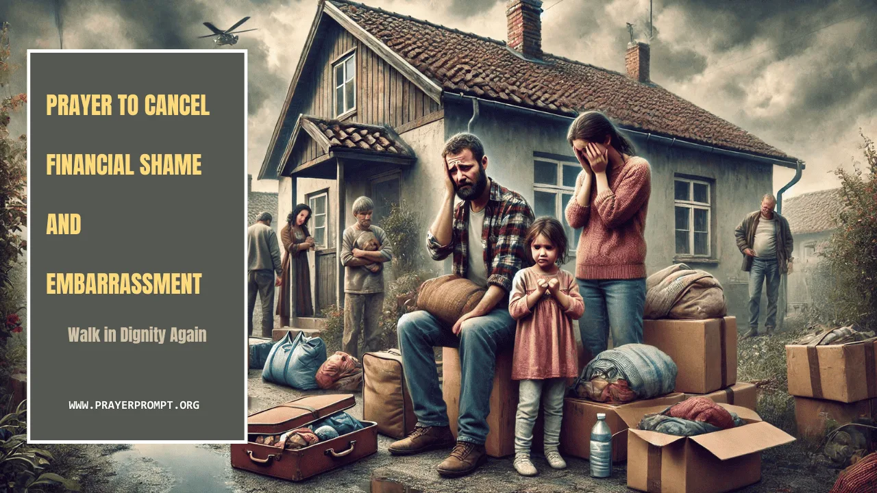 Prayer to Cancel Financial Shame and Embarrassment – Walk in Dignity Again