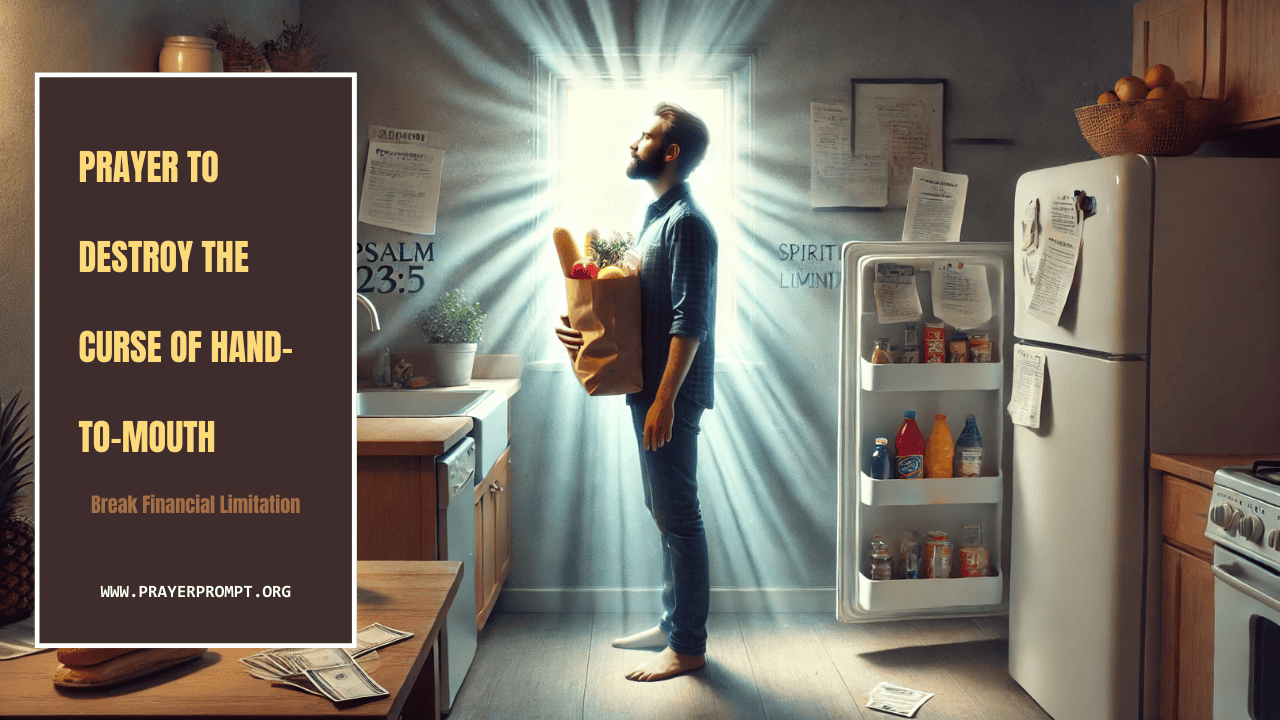 Prayer to Destroy the Curse of Hand-to-Mouth – Break Financial Limitation 1 Prayer to Destroy the Curse of Hand-to-Mouth – Break Financial Limitation