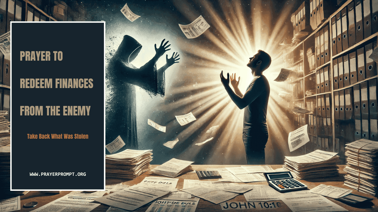 Prayer to Redeem Finances from the Enemy – Take Back What Was Stolen