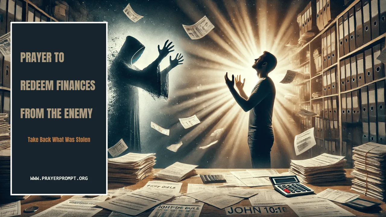 Prayer to Redeem Finances from the Enemy – Take Back What Was Stolen
