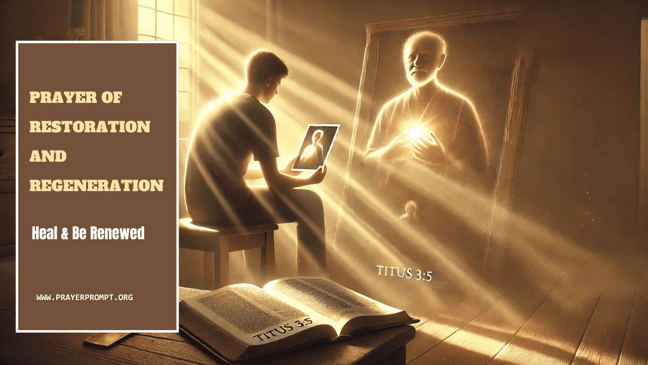 Prayer of Restoration and Regeneration – Heal & Be Renewed