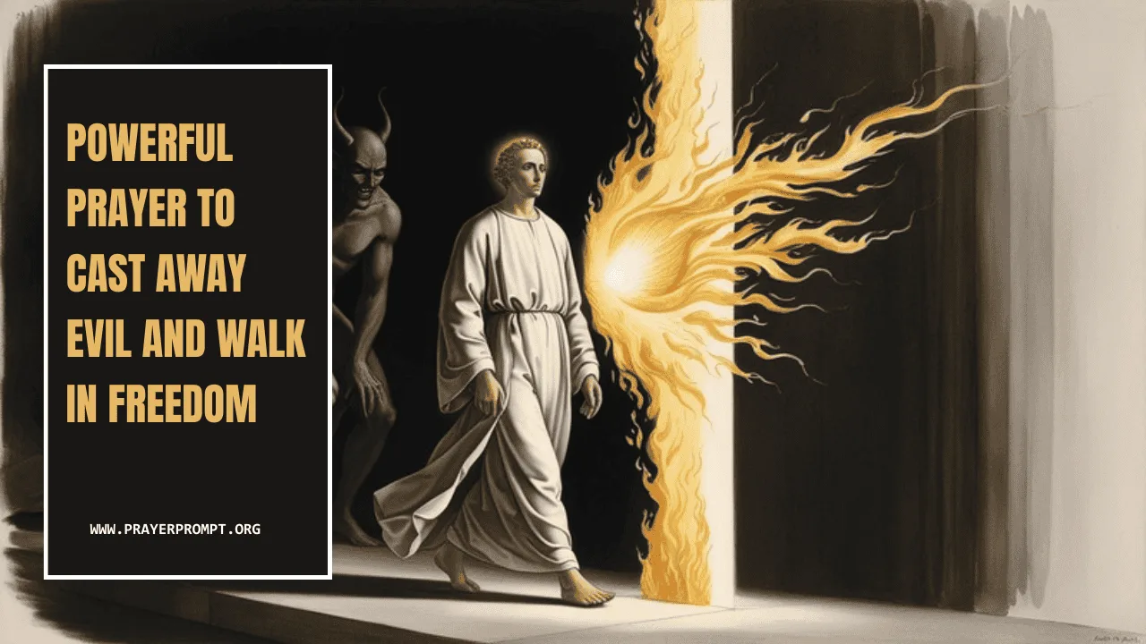 Powerful Prayer to Cast Away Evil and Walk in Freedom