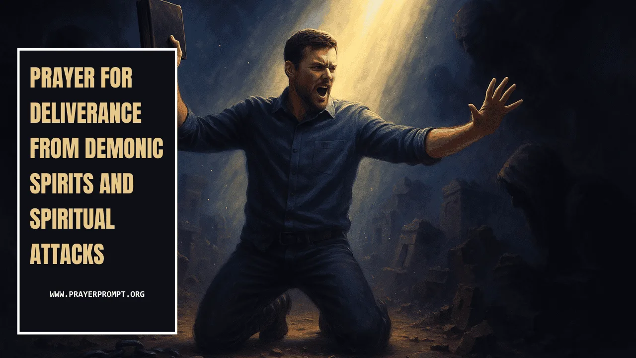 Prayer for Deliverance from Demonic Spirits and Spiritual Attacks