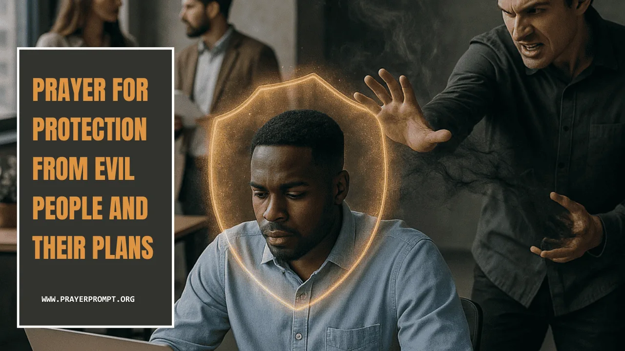 Prayer for Protection from Evil People and Their Plans