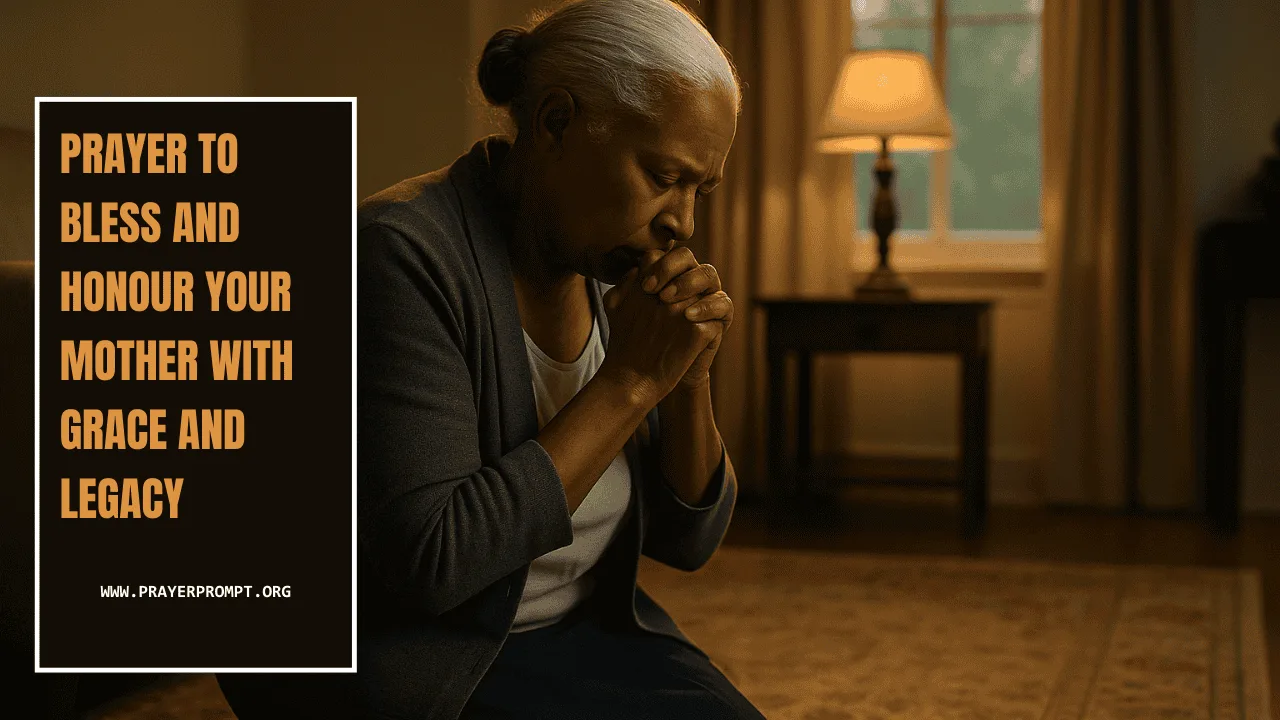 Prayer to Bless and Honour Your Mother with Grace and Legacy