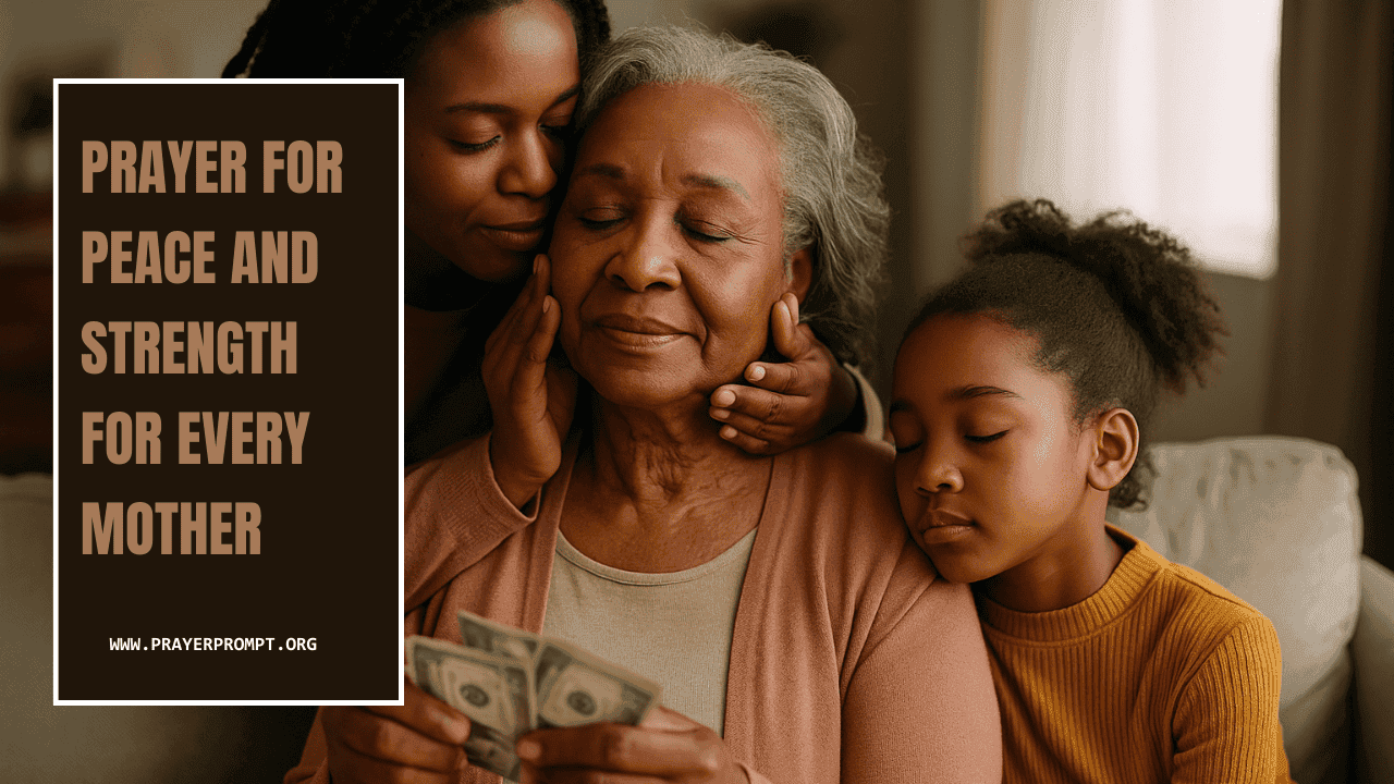 Prayer to Crown Mothers with Honour and Rest