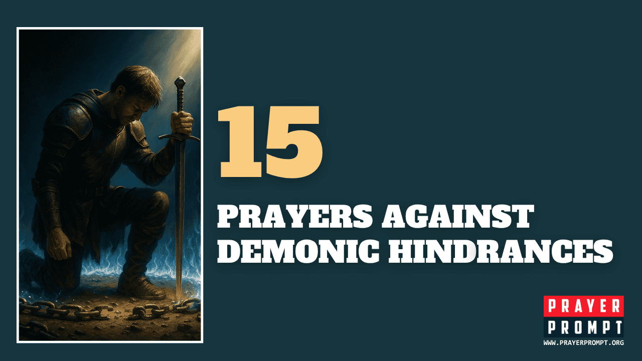 15 Prayers Against Demonic Hindrances That Block Breakthrough 1 15 Prayers Against Demonic Hindrances That Block Breakthrough
