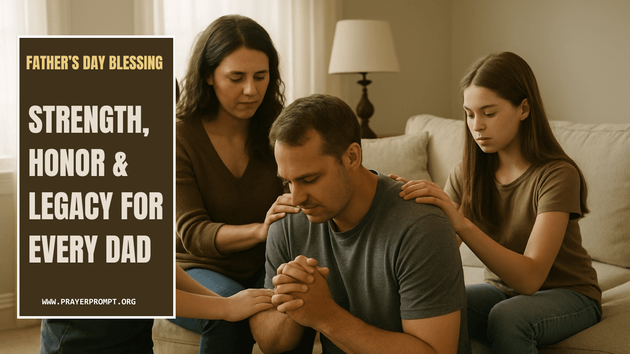 Father’s Day Blessing – Strength, Honor & Legacy for Every Dad