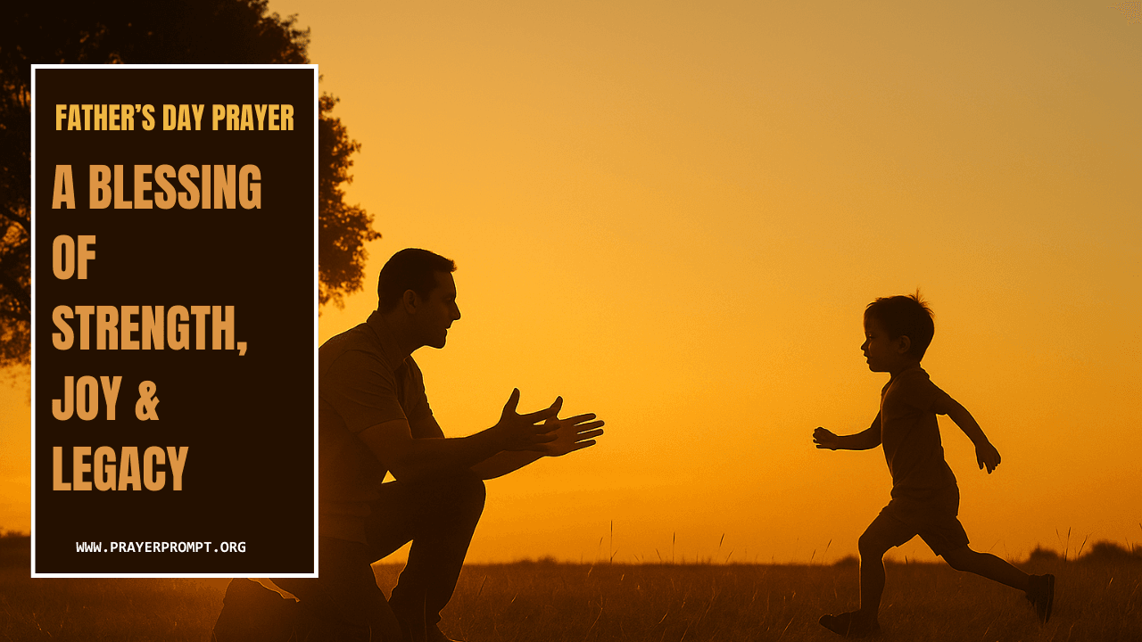 Father’s Day Prayer – A Blessing of Strength, Joy & Legacy