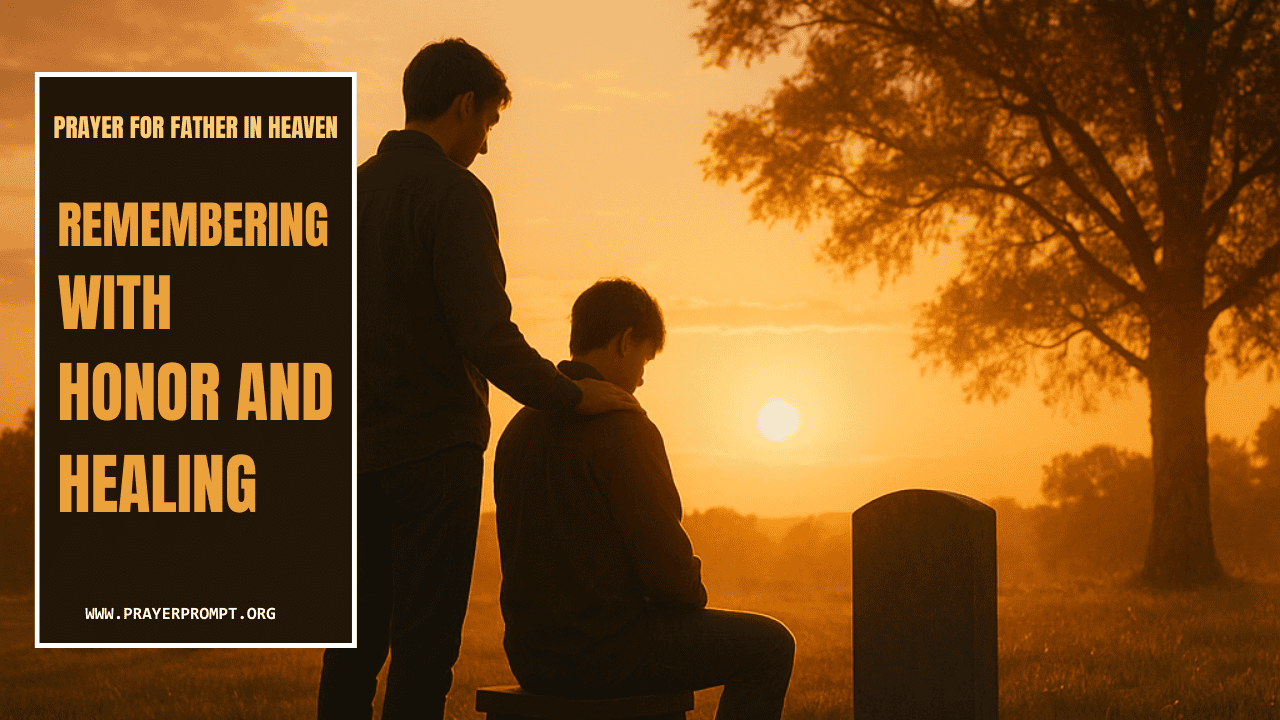 Prayer for Father in Heaven – Remembering with Honor and Healing 1 Prayer for Father in Heaven – Remembering with Honor and Healing
