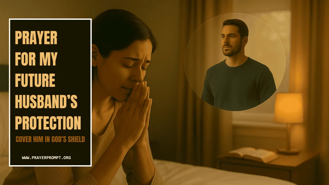 Prayer for My Future Husband’s Protection – Cover Him in God’s Shield