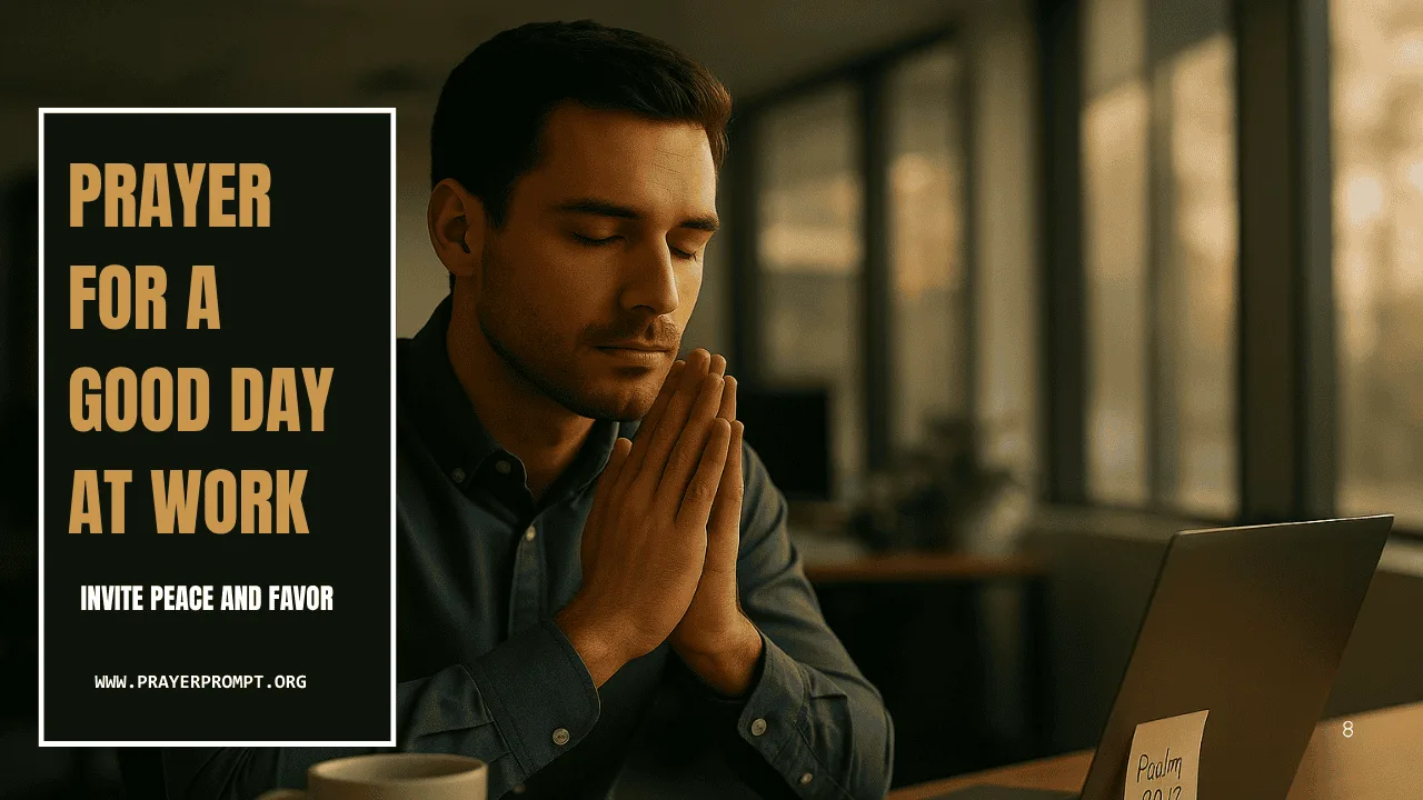 Prayer for a Good Day at Work – Invite Peace and Favor