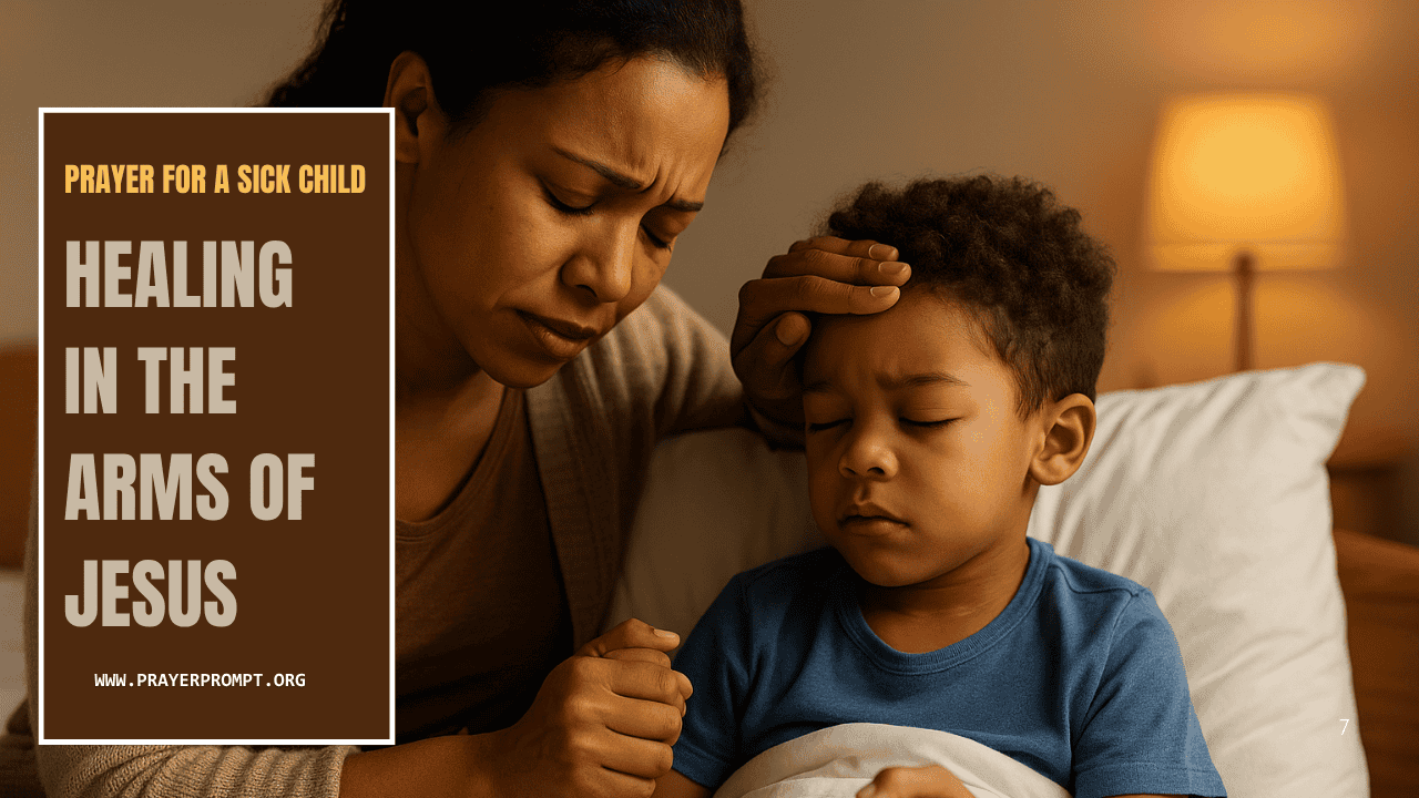 Prayer for a Sick Child – Healing in the Arms of Jesus
