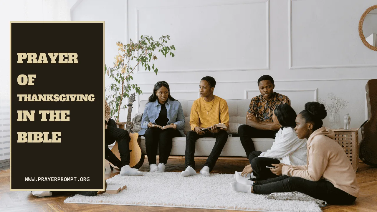 Powerful Prayer of Thanksgiving in the Bible