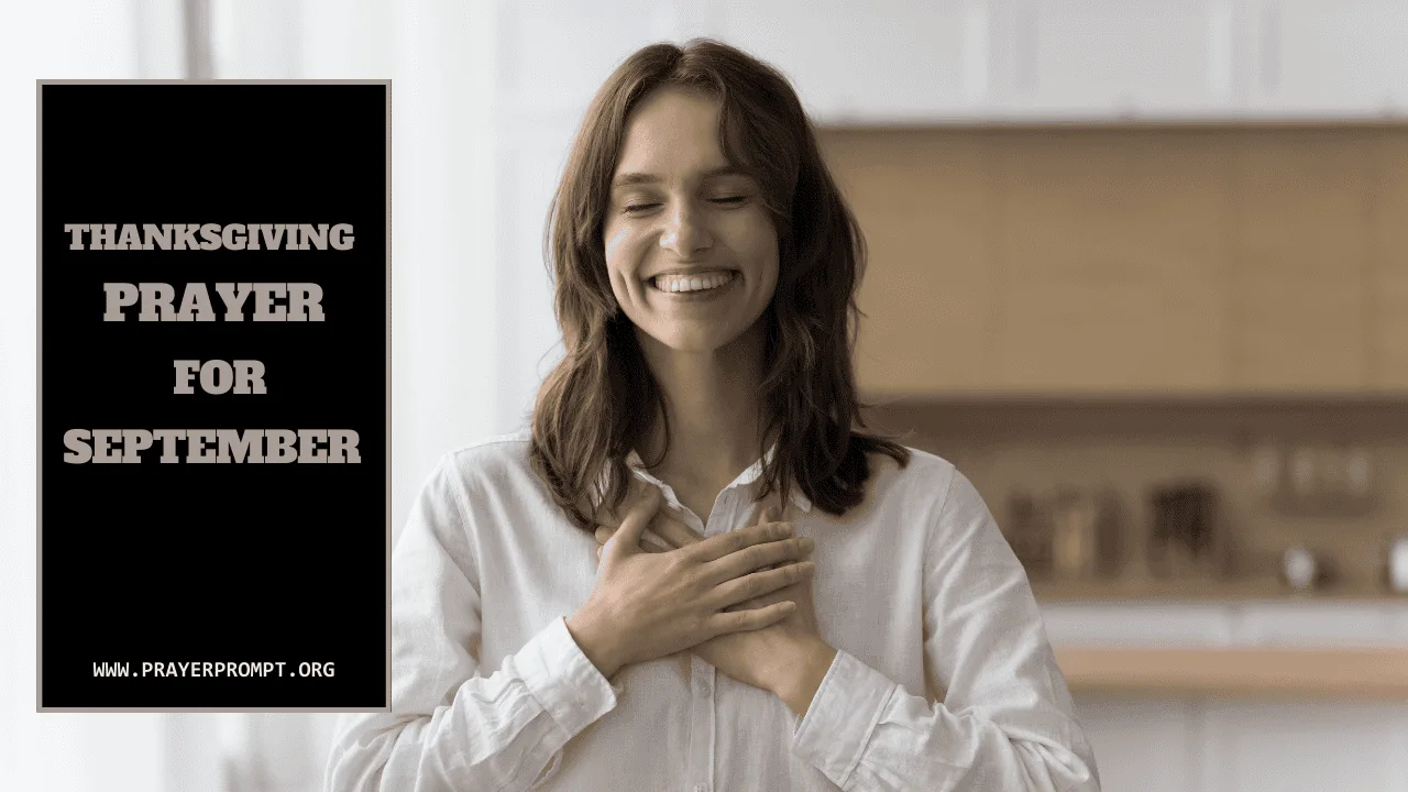 Thanksgiving Prayer for September