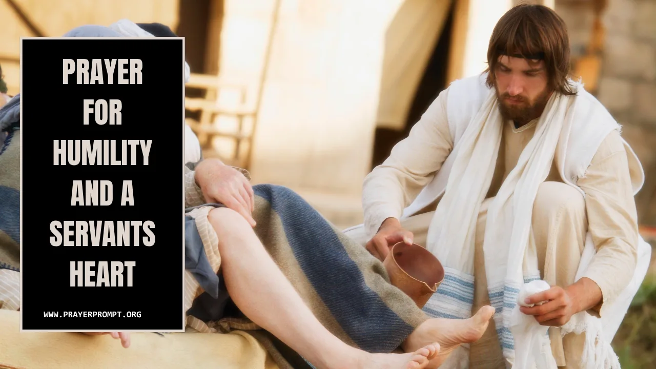 Prayer for Humility and a Servants Heart