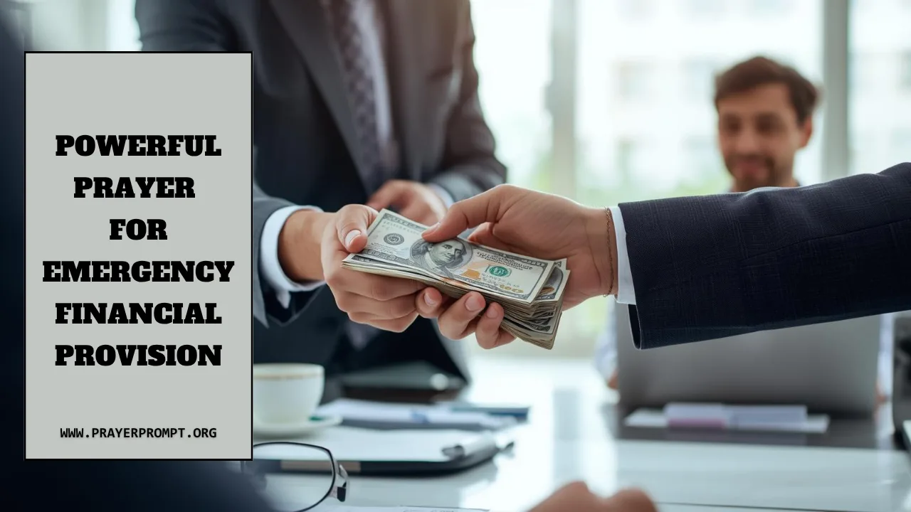 Powerful Prayer for Emergency Financial Provision
