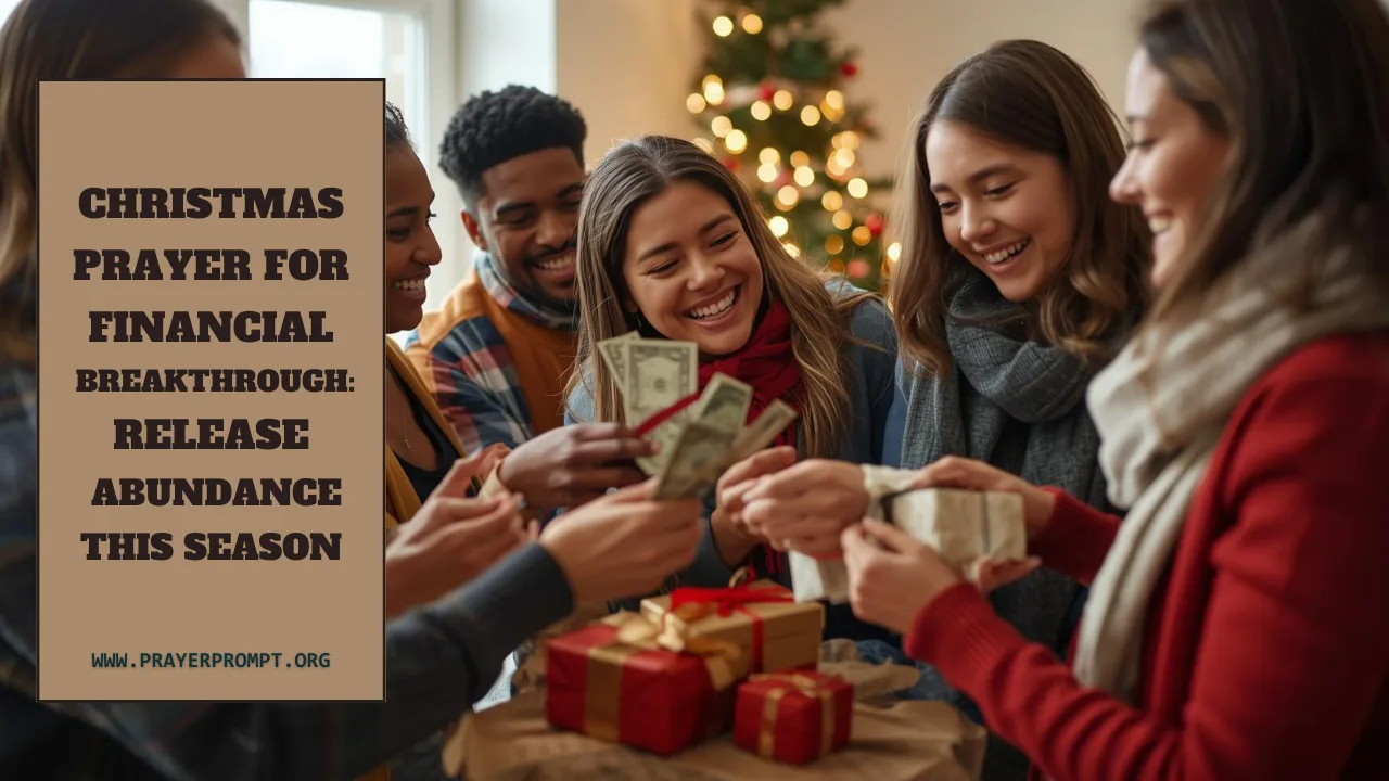 Christmas Prayer for Financial Breakthrough: Release Abundance This Season