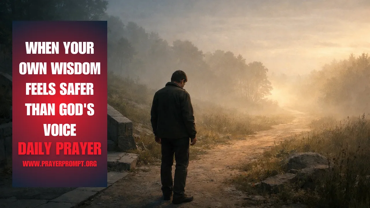 Daily Prayer for January 20 2026: Trusting God’s Direction Over My Own Understanding